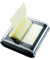 Spender für Z-Notes 75 x 75mm schwarz inkl. 1 Block mit 50 Blatt