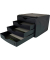 Schubladenbox the green chameleon  schwarz DIN A4 mit 4 Schubladen