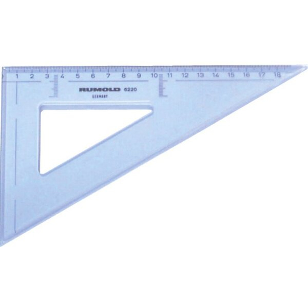 4012108023108 - Zeichendreieck m Tuschekante getoent 20cm 60 Grad 4012108023108 Rumold