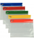 Dokumententasche Rumold Zippy Bags 378804, Din A4, farblos/sortiert, PE FOLIE, Rei&szlig;verschluss