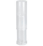 Versandrohr TX40200 transparent, bis DIN A3, innen 200-350xØ40mm, rund, Polypropylen