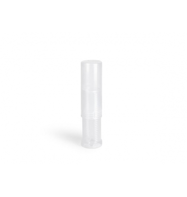 Versandrohr TX65350 transparent, bis DIN Versand, innen 35-62x&Oslash;6,5cm, rund, Polypropylen (PP)