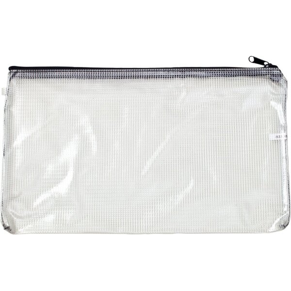 4012108218207 - Dokumententasche Mesh bag 378366 Din Lang transparent Polyvinylchlorid (PVC) Reißverschluss 4012108218207 Rumold
