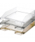Briefablage Klassik 1026-X-24 A4 / C4 grau-transparent Kunststoff stapelbar