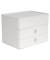 Schubladenbox Smart-Box Plus Allison 1100-12 SnowWhite/SnowWhite 2 Schubladen geschlossen mit Utensilienbox