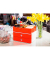 Schubladenbox Smart-Box Plus Allison 1100-17 SnowWhite/CherryRed 2 Schubladen geschlossen mit Utensilienbox