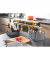 Schubladenbox Smart-Box Plus Allison 1100-19 DarkGrey/GraniteGrey 2 Schubladen geschlossen mit Utensilienbox