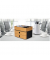 Schubladenbox Smart-Box Plus Allison 1100-83 DarkGrey/CaramelBrown 2 Schubladen geschlossen mit Utensilienbox