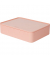 Aufbewahrungsbox ALLISON 1110-86 mit Deckel, für A5, außen 260x195x68mm, Kunststoff flamingo rose