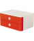 Schubladenbox Smart-Box Allison 1120-17 SnowWhite/CherryRed 2 Schubladen geschlossen