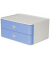 Schubladenbox Smart-Box Allison 1120-84 SnowWhite/SkyBlue 2 Schubladen geschlossen