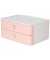 Schubladenbox Smart-Box Allison 1120-86 SnowWhite/FlamingoRose 2 Schubladen geschlossen