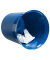 Papierkorb Re-LOOP 18148-914 rund 13l RC blau