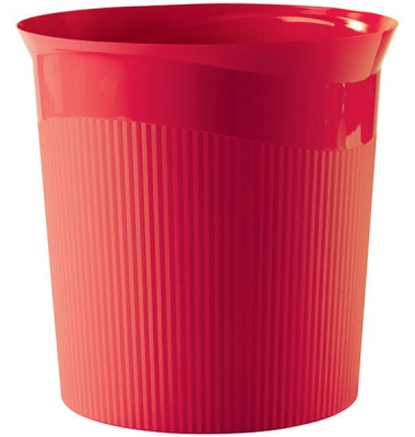 Papierkorb Re-LOOP 18148-917, 13 Liter, rund, rot