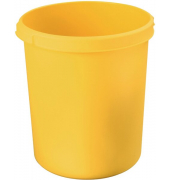 Papierkorb Klassik 1834-15, 30 Liter, rund, gelb
