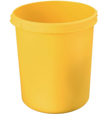 Papierkorb Klassik 1834-15, 30 Liter, rund, gelb