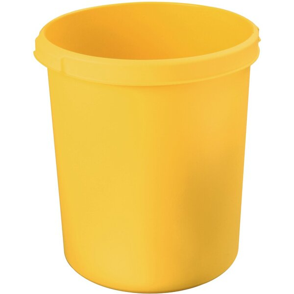 4012473183377 - Papierkorb Klassik 1834-15 30 Liter rund gelb 4012473183377 HAN