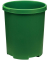 Großpapierkorb KLASSIK XXL, 50l, grün 2 Griffmulden, extra stabil, rund
