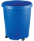 Papierkorb Klassik XXL 1836-14, 50 Liter, rund, blau
