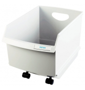 Papierkorb 1849 LOGO Drive 25 Liter lichtgrau