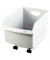 Papierkorb Logo-Drive 1849-11, 25 Liter, viereckig, lichtgrau