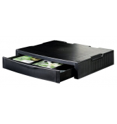 Monitor Stand, 1 geschlossenes Schubfach, schwarz