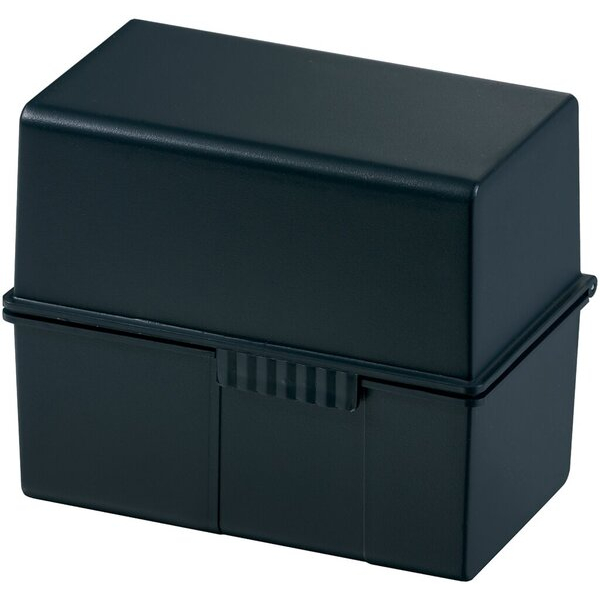 4012473976627 - Karteibox DIN A6 quer schwarz DIN A6 quer für max 400 Karten 4012473976627 976-K-13