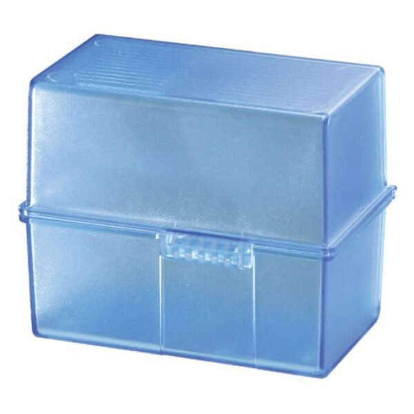 4012473977181 - Karteibox A7 quer transluzentblau für ca 300 Karten 4012473977181 977-64
