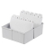 Karteibox A8 quer incl.Reg.+100Kart.l.grau