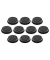 Haftmagnete Discofix Junior 1662112 rund 34x9mm (ØxH) schwarz 1300g Haftkraft