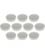 Haftmagnete Discofix Hobby 1664501 rund 24x8mm (ØxH) grau 300g Haftkraft