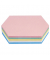 Moderationskarten 111152410, 29,7x16,5cm, Rhombus, 120g, farbig sortiert 