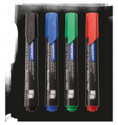 Pro+, 12281, Packung, rot,blau,grün,schwarz, 1,5-3mm Rundspitze