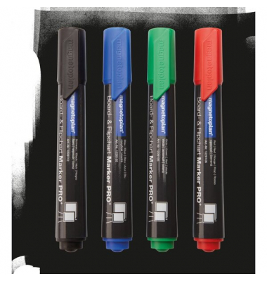 Whiteboardmarker/Flipchartmarker Pro+, 12281, farbig sortiert, 1,5-3mm 