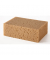 Tafelschwamm für Schultafeln braun 16 x 10 x 5 cm feinporig