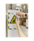 Magnetrahmen magnetofix SAFETY DIN A4 schwarz/gelb