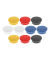 Haftmagnet Discofix Color, 1662010, Rund, 40mm &Oslash;, farbig sortiert, 2200g