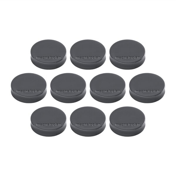 4013695058917 - Ergo medium Magnete grau 4013695058917 HOLTZ OFFICE SUPPORT 1664001 10 Stück