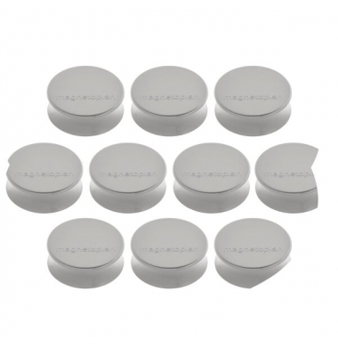 Haftmagnet Ergo, 1665001, Rund, 34mm &Oslash;, grau, 2000g