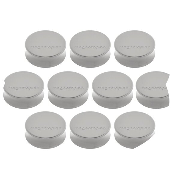 4013695058924 - Ergo large Magnete grau 4013695058924 HOLTZ OFFICE SUPPORT 1665001 10 Stück