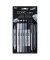 Layoutmarker Ciao 22075554 5+1er Etui grautöne 1mm & 6mm Rundspitze/Keilspitze