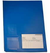 Diktathülle 744 A4 für 1 Steno-/Mikrokassette blau