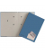 Unterschriftenmappe 24205-02, A4 20 Fächer Hartpappe blau