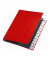 Pultordner Color 24249-01, A-Z, rot, A4, 24 F&auml;cher