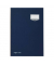 Unterschriftenmappe DE LUXE 24201-02, A4 20 F&auml;cher Graupappe mit Leinen &uuml;berzogen blau + rosa