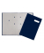 Unterschriftenmappe 24192 A4 ECO blau mit Einsteckschild 20 Fächer
