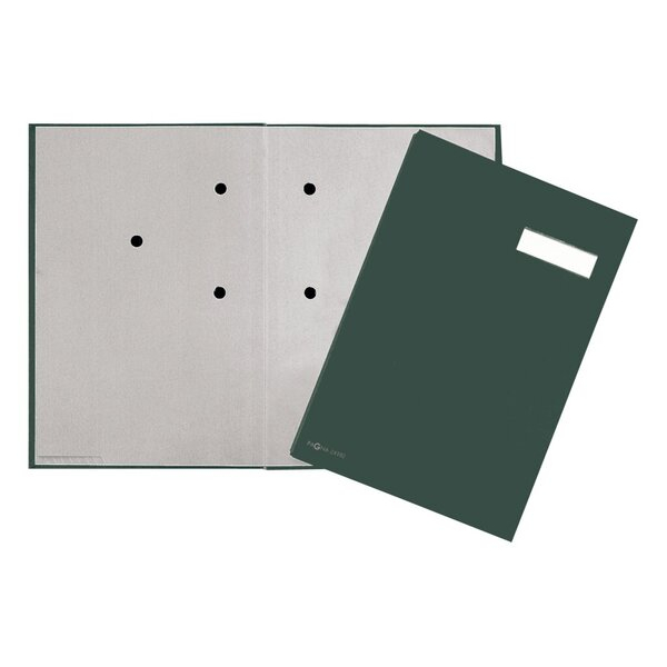 4013951003187 - Unterschriftenmappe 24192 A4 ECO grün mit Einsteckschild 20 Fächer 4013951003187 Papierverarbeitung Gnadau 24192-33