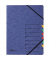 Ordnungsmappe Easy 24061-02, 1-7, blau, A4, 7 F&auml;cher