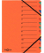 Ordnungsmappe Easy 24131-12, 1-12, orange, A4, 12 F&auml;cher