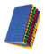 Ordnungsmappe Easy 24131-02, 1-12, blau, Din A4, 12 F&auml;cher